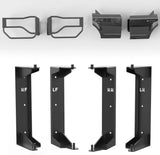 4x Aluminum Wall Mount Door Hanger Brackets - BROADDICT