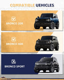 4x Aluminum Wall Mount Door Hanger Brackets - BROADDICT