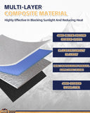 Windshield Sunshade Fit for Ford Bronco 2021-2025 Foldable Front Sunshade Protector Accessories-3