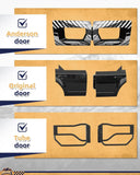 4x Aluminum Wall Mount Door Hanger Brackets - BROADDICT