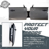 2x Wall Mount Door Storage Hanger Brackets - BROADDICT