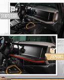 Dashboard LED Light Strip with Carbon Fiber Texture - BROADDICT