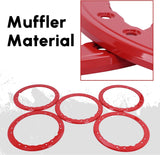 5X Bead Lock Trim Red Rings Kit - BROADDICT