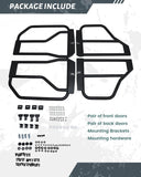 Front & Rear Tube Half Doors - BROADDICT