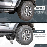2X Front Mud Flaps Splash Guards - BROADDICT