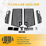 4-Door Rear Window Interior Shelf Storage Molle Panel - BROADDICT