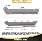 4 Door Pinch Weld Cover - BROADDICT