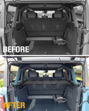 4 Door Interior Rear Cargo Basket Rack - BROADDICT