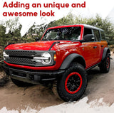 5X Bead Lock Trim Red Rings Kit - BROADDICT