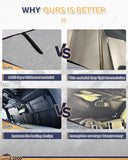 Windshield Sunshade Fit for Ford Bronco 2021-2025 Foldable Front Sunshade Protector Accessories-8