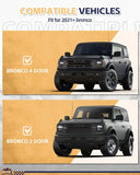 Windshield Sunshade Fit for Ford Bronco 2021-2025 Foldable Front Sunshade Protector Accessories-9