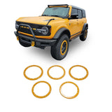 5X Bead Lock Trim Yellow Rings Kit - BROADDICT