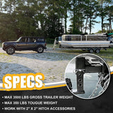 Class III 2" Towing Hitch Receiver - BROADDICT